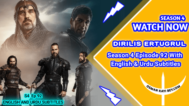 Dirilis Ertugrul Season 3 Episode 92 With English Subtitles