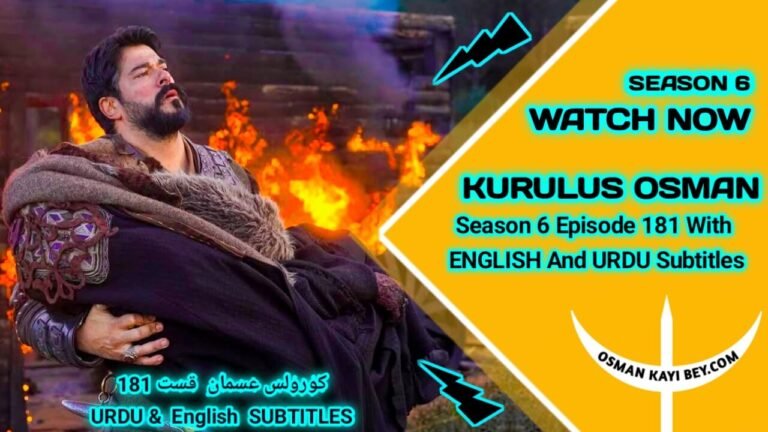 Kurulus Osman Season 6 Episode 181 With English